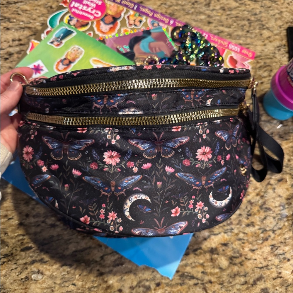 Gold blush crossbody bag